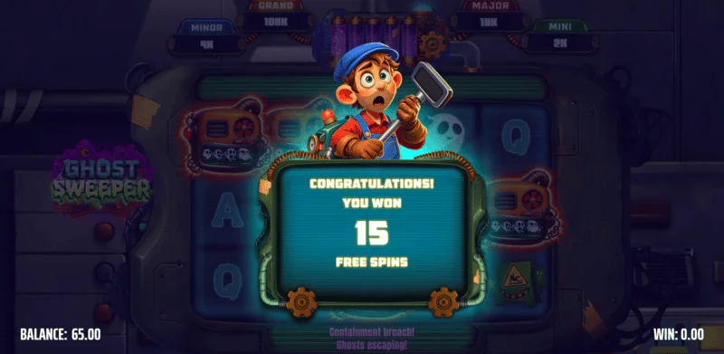 Ghost Sweeper - khởi động vòng quay miễn phí